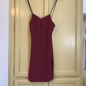 Sparkly Pink Mini Dress